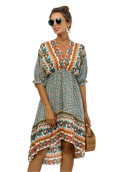 Bohemian Midi Dress