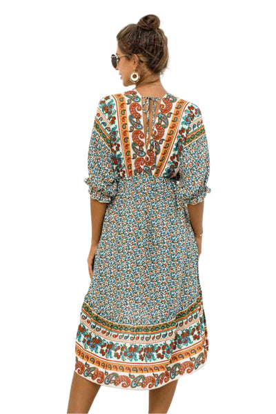 Bohemian Midi Dress