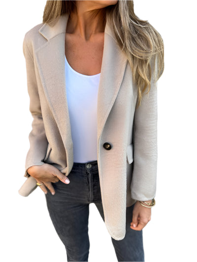 Classic Single-Button Blazer