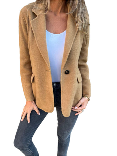 Classic Single-Button Blazer