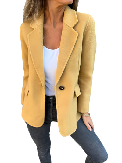 Classic Single-Button Blazer