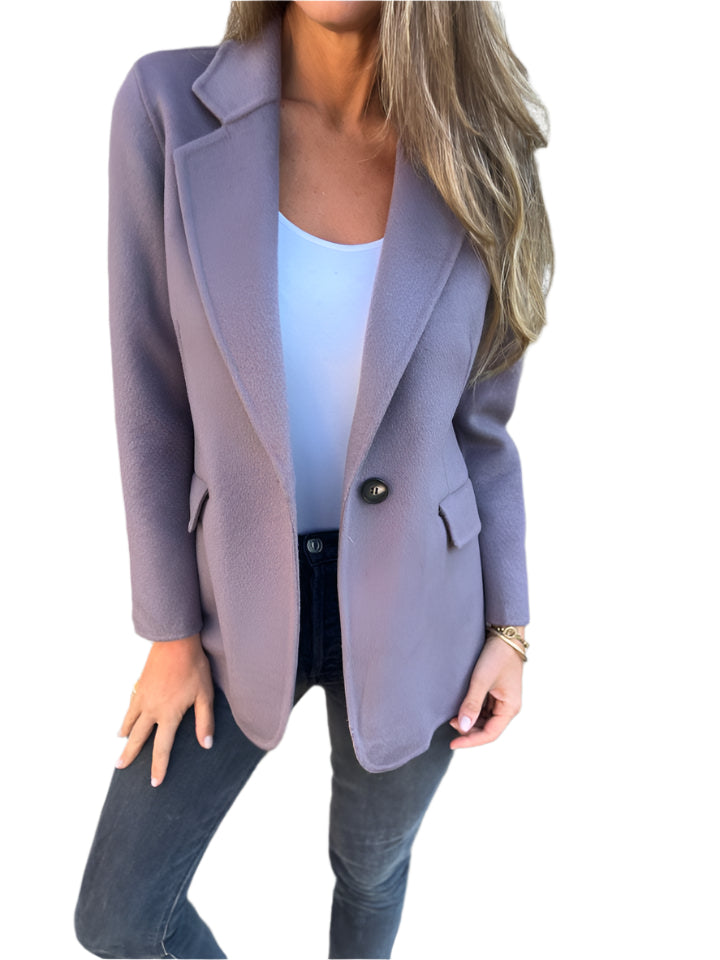 Classic Single-Button Blazer