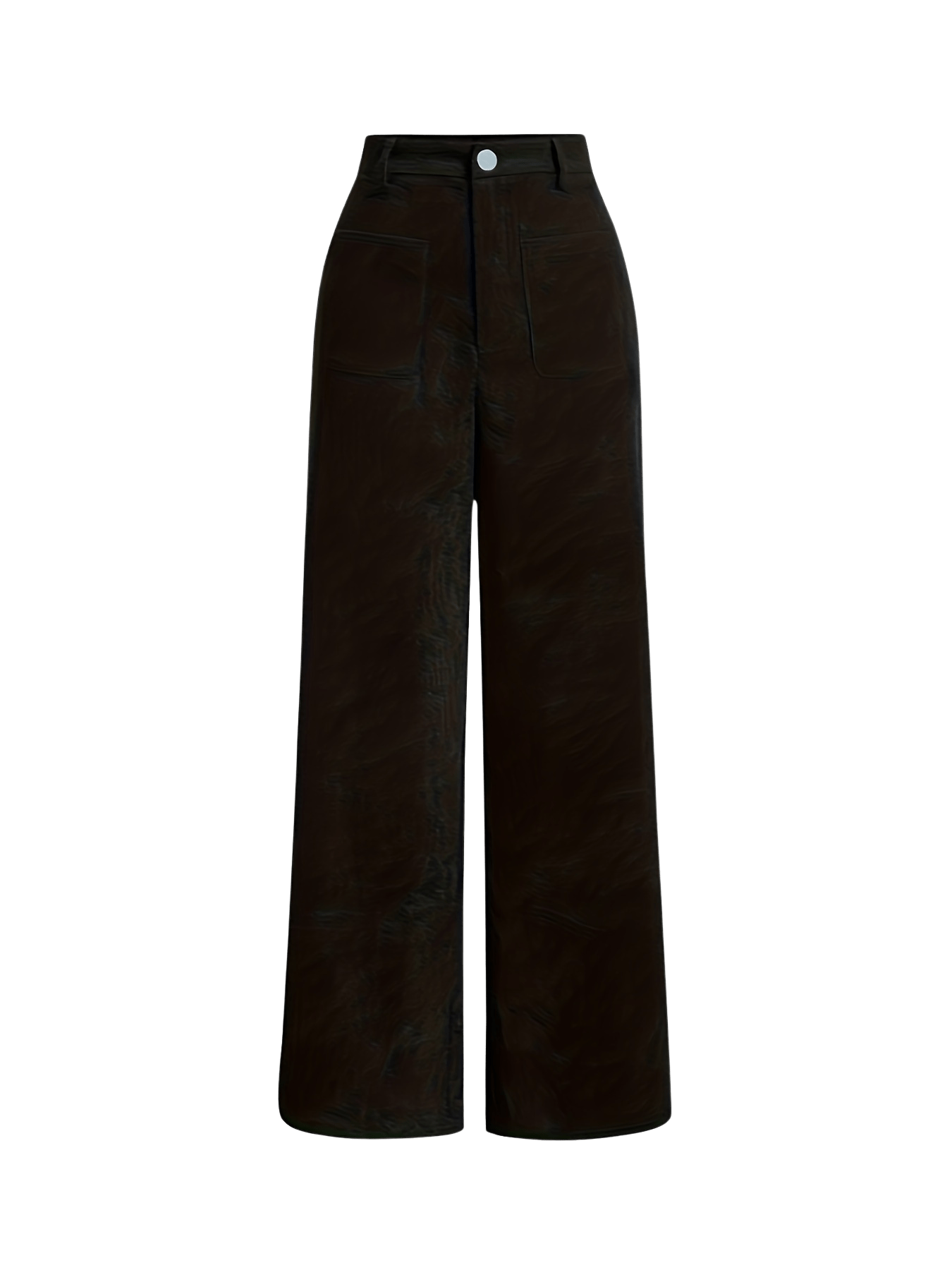 Corduroy Straight-Leg Trousers